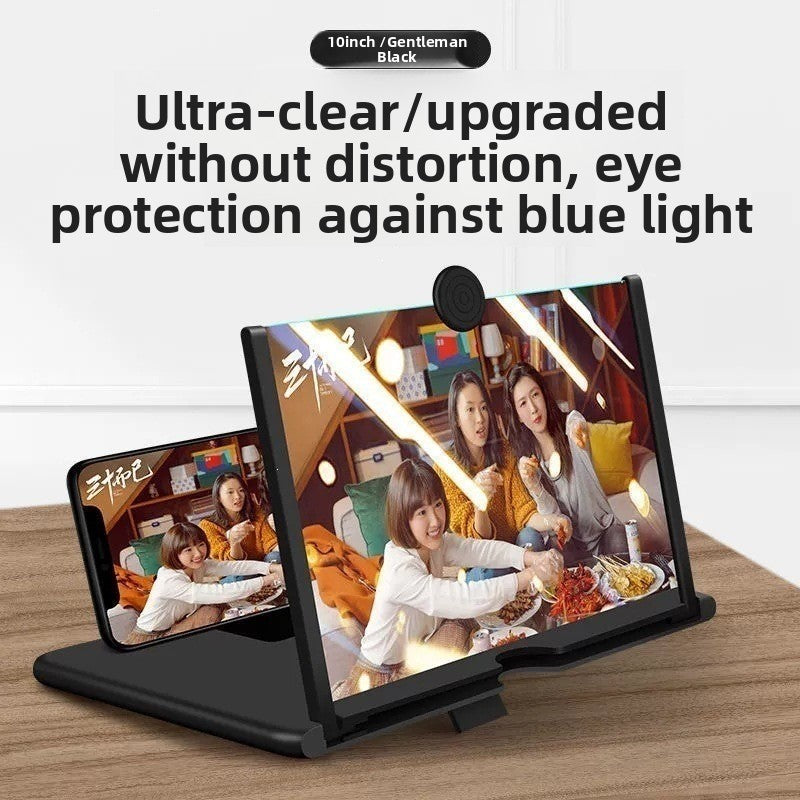 HD Phone Screen Magnifier with Speaker Horizontal and Vertical Use