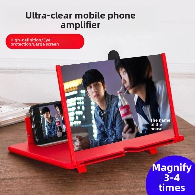 HD Phone Screen Magnifier with Speaker Horizontal and Vertical Use