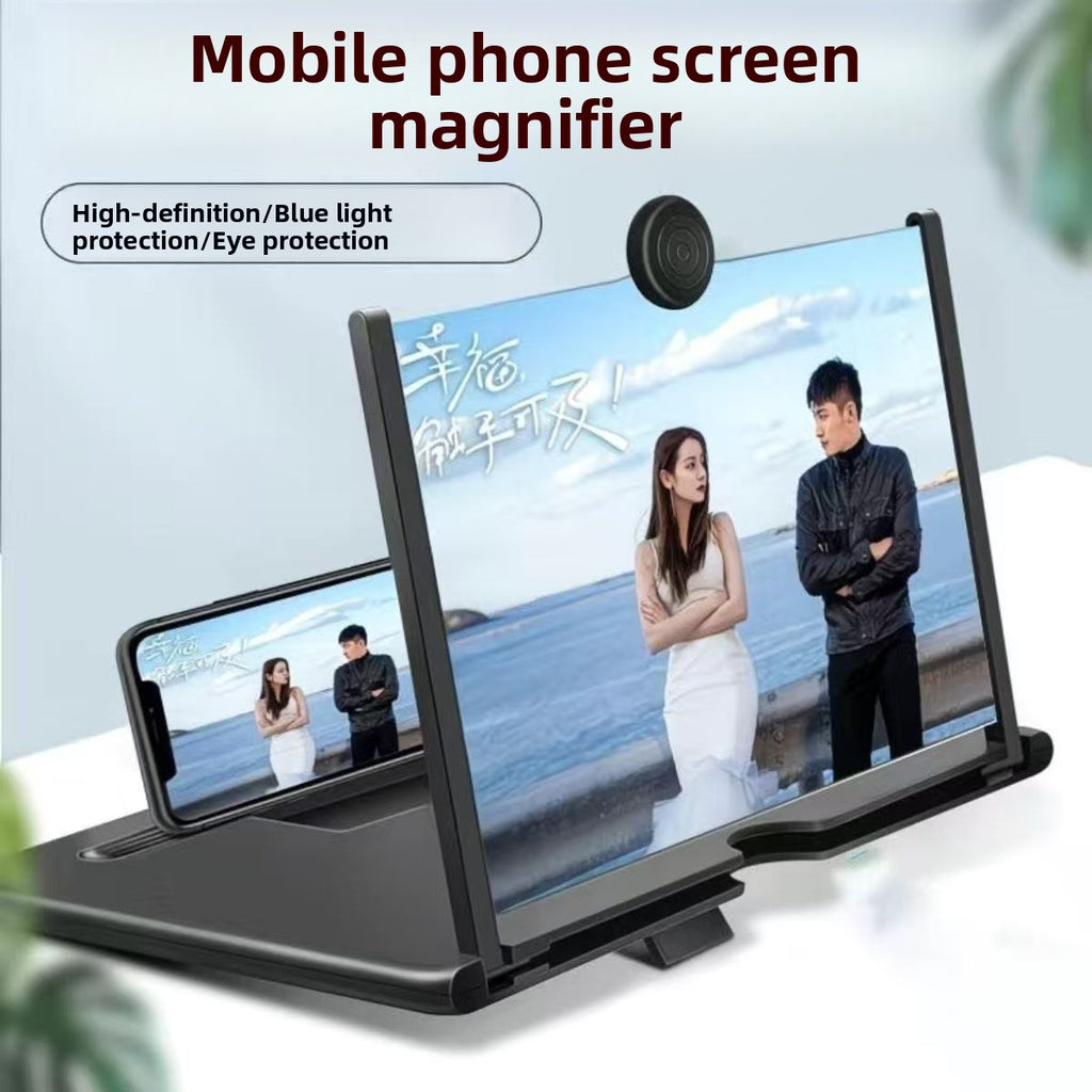 HD Phone Screen Magnifier with Speaker Horizontal and Vertical Use