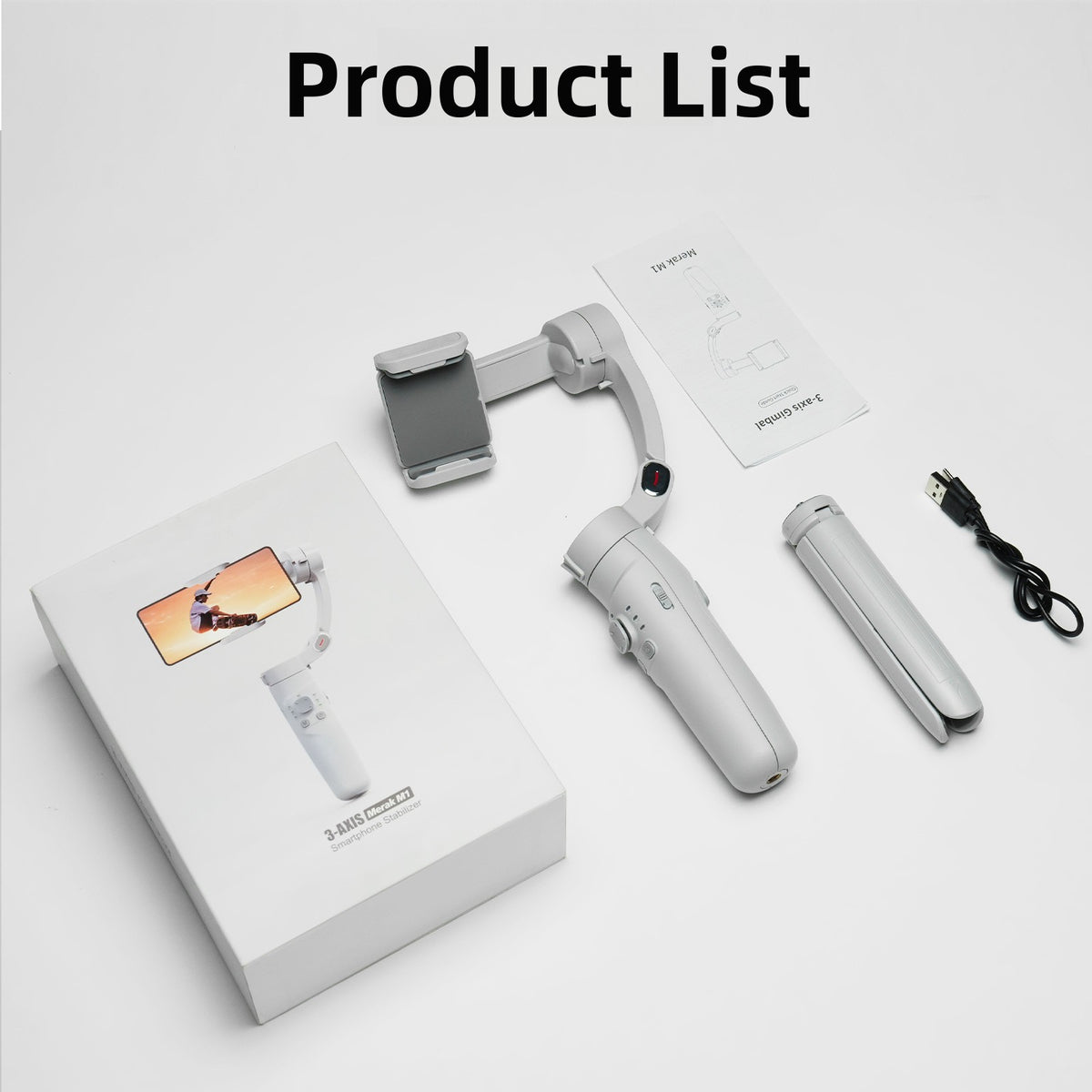 Handheld Smartphone Gimbal Stabilizer for Video Recording